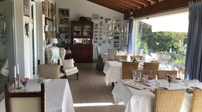 Orto dell'agriturismo con asparagi e verdure fresche coltivate per la cucina km0