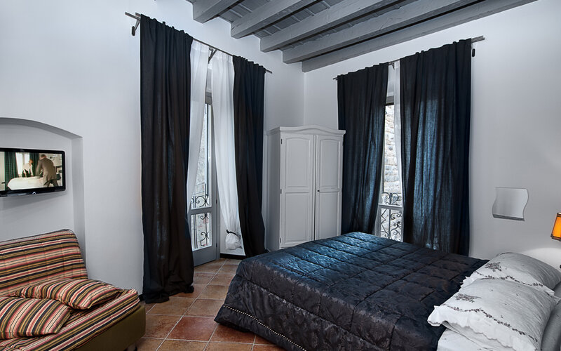 Facciata del B&B la Torre in Via San Lorenzo, Bergamo Alta