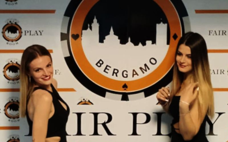 Tavoli da poker della Fair Play Room a Bergamo