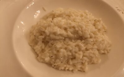 Risotto, primo piatto del Ristorante La Quarenga