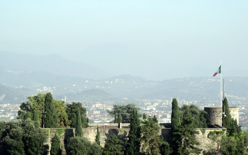 Cortile del Patronato San Vincenzo a Bergamo