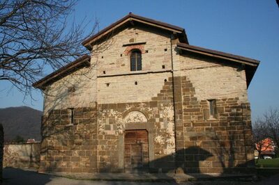 Visitatori durante un evento al Percorso del Romanico