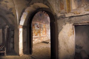 Chiesa di Santa Caterina, veduta dell’interno dal presbiterio